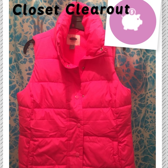 Old Navy Jackets & Blazers - Pink Puff Vest